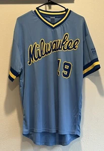 ROBIN YOUNT Milwaukee Brewers MLB Baseball Throwback SGA Jersey Size XL - Picture 1 of 7