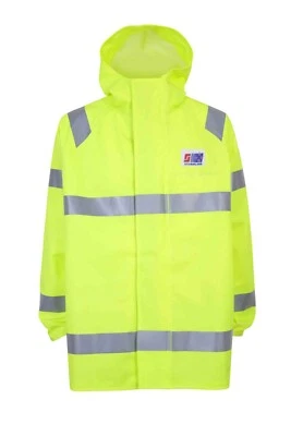 Stormline Stormtex 248EN Class 3 Hi-Vis PVC Oilskin Waterproof Jacket - Small - Image 1 of 4