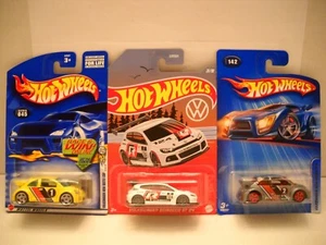 Hot Wheels Walmart Volkswagen Series Scirocco GT New Beetle Cup Lift Body VW Lot - Picture 1 of 1