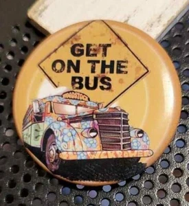 Woodstock Get On The Bus Fridge Magnet - Picture 1 of 4