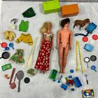 Lot de 44 pièces vintage 1966 Mattel fille + poupées garçon + accessoires Barbie Japon