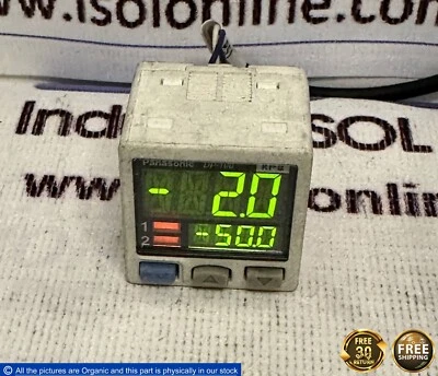 Panasonic DP-101 Digital Press Sensor Dual Display DP101 -100-100KPa DP-100 Sunx - Image 1 of 4
