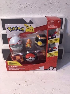 Pokemon Clip N Go Poke Ball Gürtel Set Charmander Sealed Geschenk Weihnachtsgeschenk - Bild 1 von 7