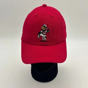 NWT Polo Ralph Lauren Ice Skating Polo Bear Hat Youth Kids 4-6X - Picture 1 of 11