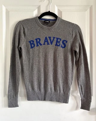 Suéter Diesel Youth Atlanta Braves Lana Mezcla Algodón Gris De Colección 2018 MLB 10Y Foto 1 de 4