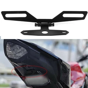 Adjustable Motorcycle License Plate Bracket Folding License Plate - Picture 1 of 6