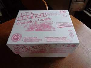 Mr. Sketch Stix Watercolor Markers Fine Point 12 Colors 216 Markers - Picture 1 of 4