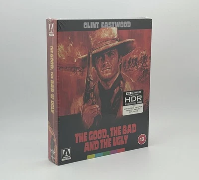 The Good, the Bad and the Ugly (1966) 4K UHD Arrow Limited Edition Box Set NEW Foto 1 de 4