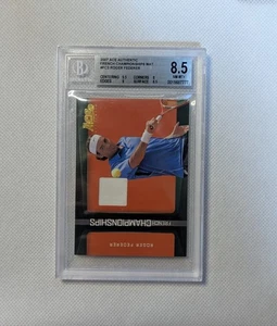 2007 Ace Authentic ROGER FEDERER French Championships Jersey Relic #FC-3 BGS 8.5 - Picture 1 of 3