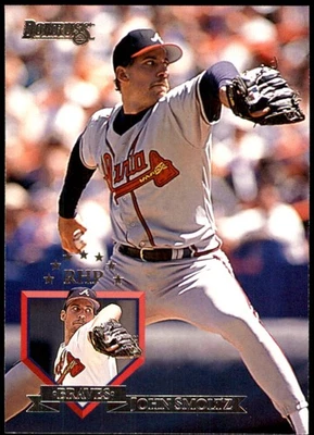 John Smoltz 1995 Donruss #461 Atlanta Braves MLB READ FREE SHIPPING AutographDen - Image 1 of 2