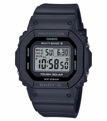 CASIO Baby-G Funk Solar Damen- und Jugenduhr Schwarz BGD-5650-1ER - Bild 1 von 2