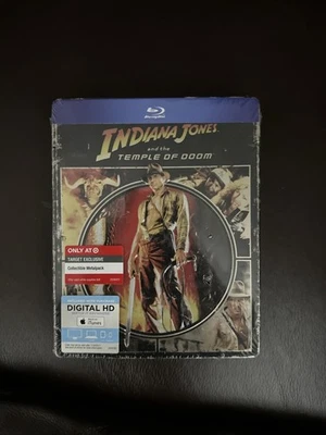Indiana Jones and the Temple of Doom SteelBook/ METAL Case BLURAY RARE NEW - Image 1 of 2