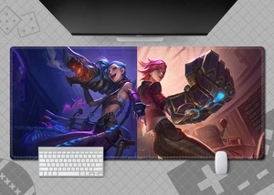 League of Legends Jinx Theme Mouse Pad Computer Keyboard Pad LOL 800*300MM - Picture 1 of 3