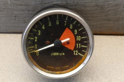 KAWASAKI F11 F11-A FLL-B F11M 1973-1975 TACÓMETRO TACÓMETRO OEM 25015-021 Foto 1 de 4