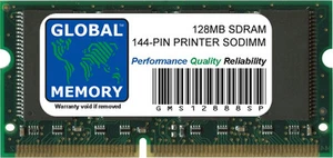 128MB SDRAM 144-PIN PRINTER RAM (001179MIU,ZMC128/A,KX-CLEM1,001025MIU, 1167352) - Picture 1 of 1