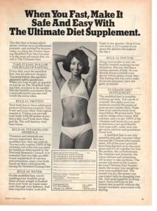 Vintage advertising print Food Earthquest Ultimate Diet Supplement weight 1976 - Picture 1 of 1