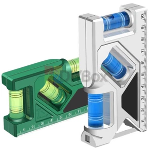 Mini Magnetic Level Gauge High-precision Horizontal Vertical Ruler Protractor - Picture 1 of 25