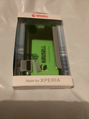 Cubierta abatible Krusell Boden para Sony Xperia E4/E4 doble (verde) nueva en paquete (#61) Foto 1 de 4