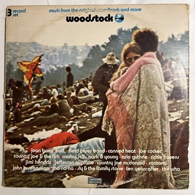 Woodstock - Music from the Original Soundtrack (Various Artists), 3 LP, 1971 - Image 1 of 4