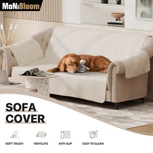 Quilted Sofa Covers Water-Resistant Sofa Couch Slipcover Furniture Protector Pet - Picture 1 of 10