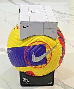 NIKE FLIGHT PROMO OFFICIAL MATCH SOCCER BALL SIZE 5 ACC NEW W/BOX (DJ6977-710) - Picture 1 of 6