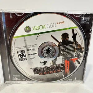 NINJA GAIDEN II 2 MICROSOFT XBOX 360 GAME DISC ONLY 2008 TECMO ORIGINAL WORKS - Picture 1 of 3