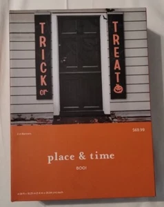 HALLOWEEN TRICK or TREAT Banners  Jo-Ann Stores Place & Time 4.59 ft X 10.25 in - Picture 1 of 5
