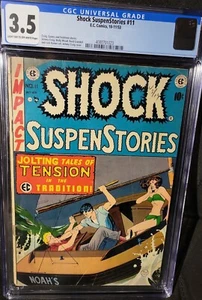 Shock SuspenStories #11 1953 - Jack Kamen & Wally Wood - E.C. Cómics - CGC 3,5 - Imagen 1 de 7