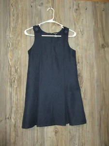 George Size 10 Navy Blue Jumper Dress Pleated School Uniform Girls - Picture 1 of 10