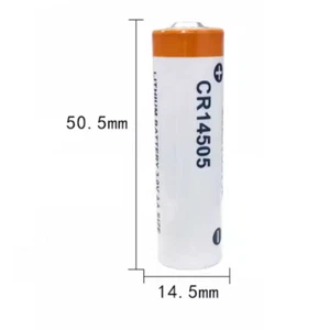 CR14505 3V 1400mAh Water Meter Battery Without Plug Non-rechargeable Battery - Picture 1 of 7