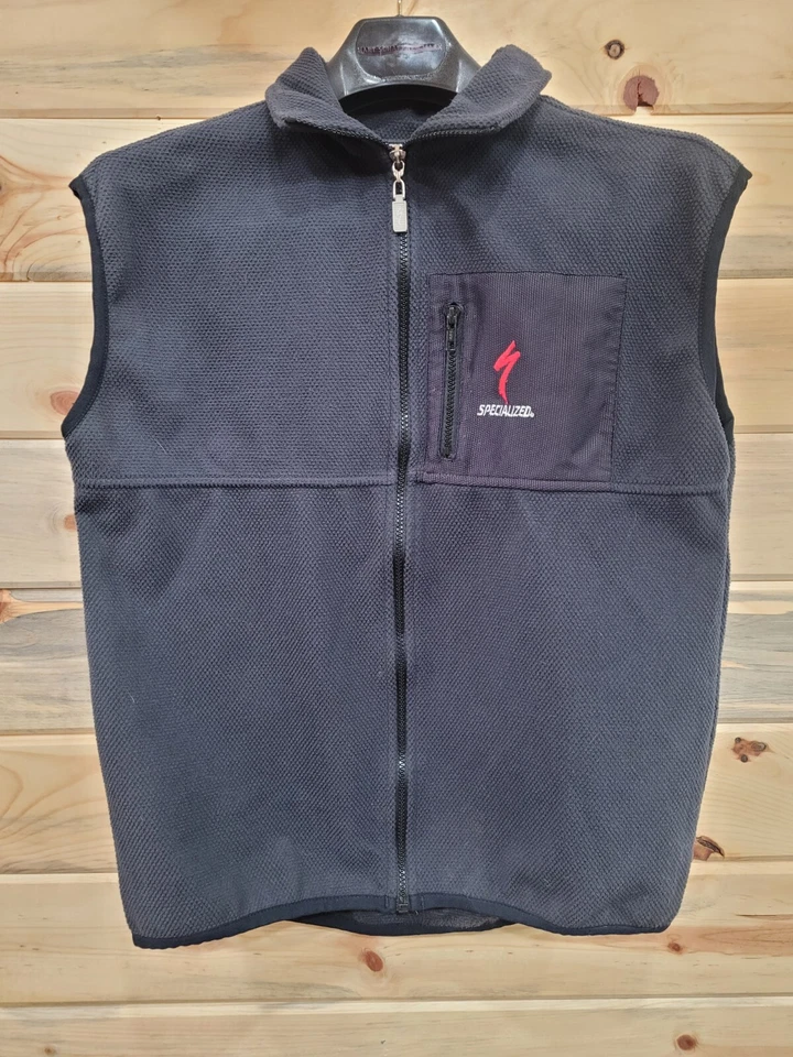 Specialized Half Zip Vest Medium Mens Red Cycling Bycicles - Image 1 of 4