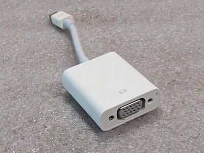 Apple Genuine Mini DisplayPort to VGA Adapter A1307 MB572Z/B (D) - Image 1 of 4