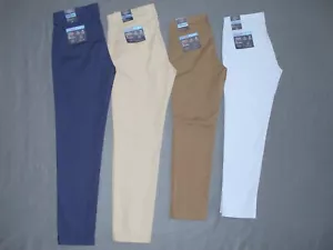 NWT St. John's Bay Mens Temp Flex Slim Fit FF Chino Pants - U Pick - MSRP $54 - Picture 1 of 8