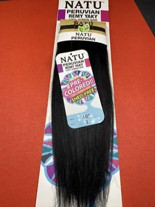Shake-N-Go_NATU_PERUVIAN_REMY_YAKY_100% Echthaar Weave_10”_#1 - Bild 1 von 4