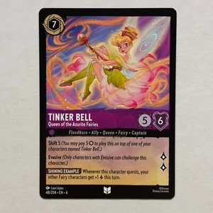 Tinker Bell 48/204 Disney Lorcana Azurite Sea Regular Uncommon Card NM - Picture 1 of 2