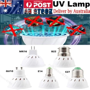LED Bulb 4-8W E27 B22 GU10 E14 MR16 Globe UV Sterilizer Light Bactericidal Lamp - Picture 1 of 10