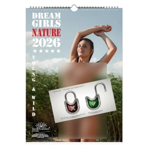 Sexy Dreamgirls Nature DIN A3 Kalender für 2026 Girls Erotik Wald Natur - Seelen - Bild 1 von 1