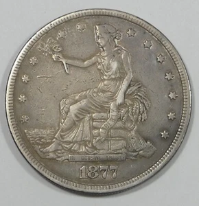 Dólar comercial 1877 dólar de plata extra fino - Imagen 1 de 4