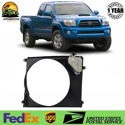 New Fan Shroud W / Coolant Reservoir For 2005-2015 Toyota Tacoma TO3110159 - Image 1 of 4