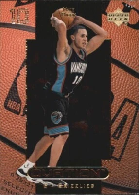 1999-00 Upper Deck Ovation Vancouver Grizzlies Basketball Card #58 Mike Bibby - Image 1 of 2