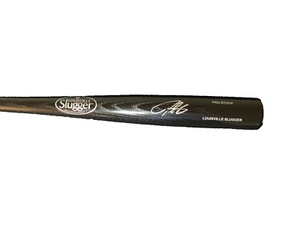 Authentic Autographed Marlins Cubs Derek Lee Official Black Bat Schwartz Sports - Picture 1 of 3