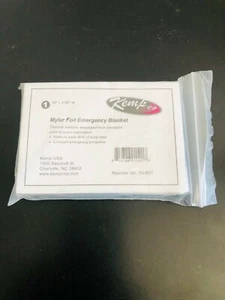Kemp Mylar Foil Emergency Blanket 80" x 56" 10-601 - Picture 1 of 1