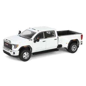 1/64 2022 GMC Sierra 3500HD Pro Dually, Summit White Diecast Exclusive 51560-A - Picture 1 of 6