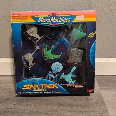 Micro Machines 1993 STAR TREK Starship Set #022234 INCOMPLETE MISSING TWO SHIPS - Image 1 of 4