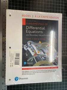 Fundamentals of Differential Equations and BVP Nagle Saff Loose Leaf, 7 Ed (New) - Picture 1 of 7
