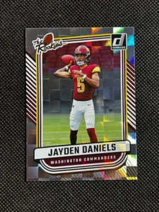 2024 Panini Donruss The Rookies Holo Jayden Daniels #TR-37 RC Rookie Commanders - Picture 1 of 2