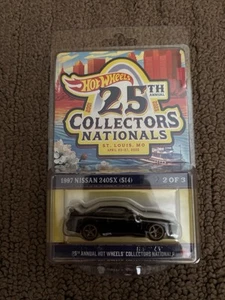 Hot Wheels 25th Collectors Nationals Black Nissan 240sx S14 #### /6200 St. Louis - Picture 1 of 5
