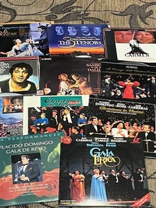 HOT! 44 OPERA ART LASERDISCS LD concerts Pavarotti,Royal Ballet,MET,Tenors etc - Imagen 1 de 4