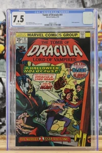 Tomb of Dracula #41 ~ 2/1976 ~ CGC Grade 7.5, White Pages ~ With Blade! ~ - Picture 1 of 8