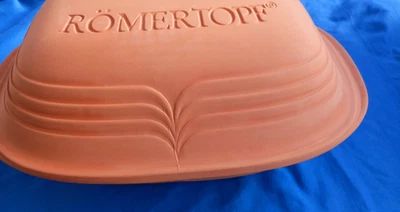 Römertopf 120 Bräter Modern Look Keramik Dampfgarer 4 Liter mit Anleitung!Ideen - Bild 1 von 4
